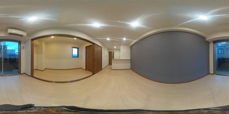 パノラマ画像リビング