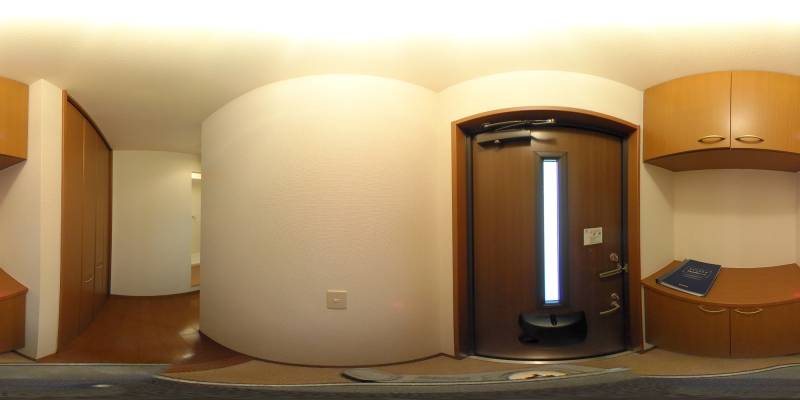 パノラマ画像玄関