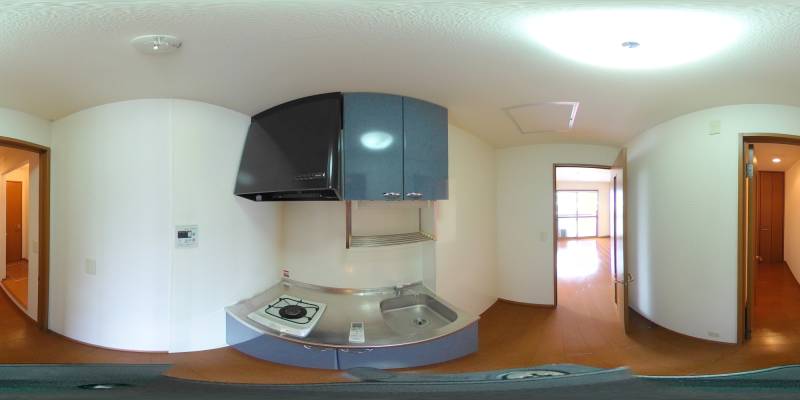 パノラマ画像キッチン