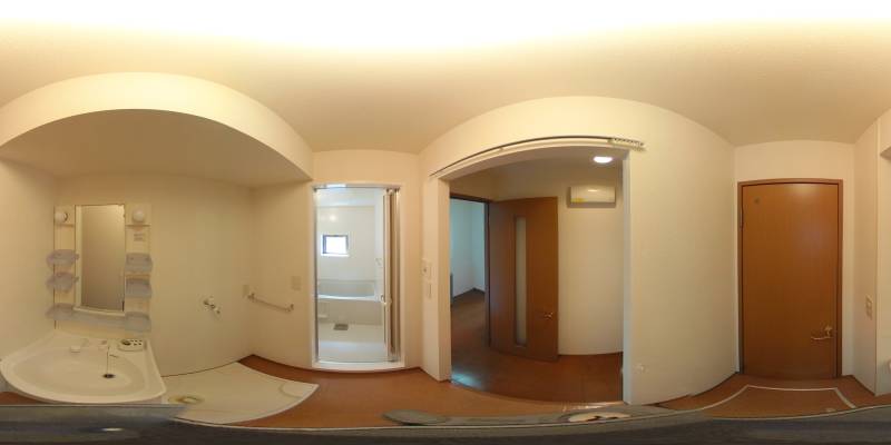 パノラマ画像洗面所