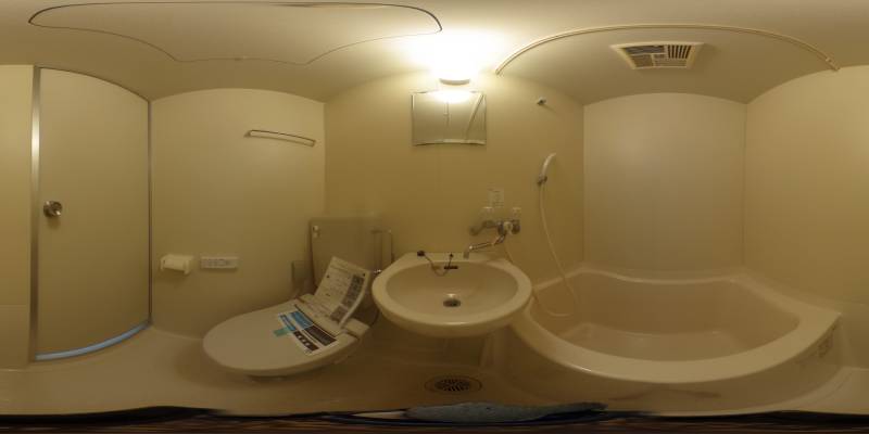 パノラマ画像バスルーム