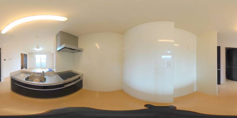 パノラマ画像キッチン