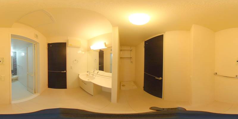 パノラマ画像洗面所