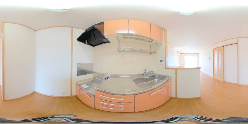 パノラマ画像キッチン