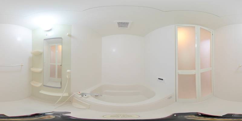 パノラマ画像バスルーム