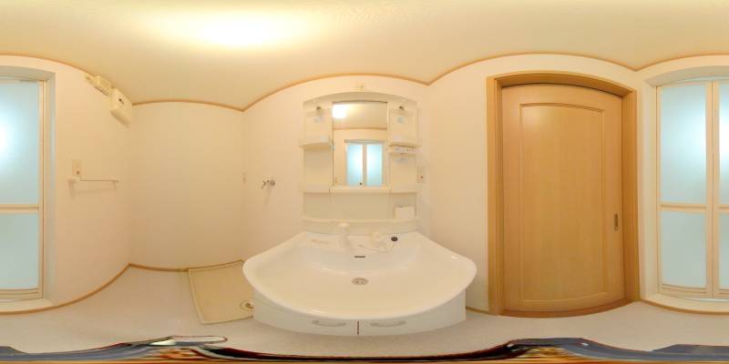 パノラマ画像洗面所