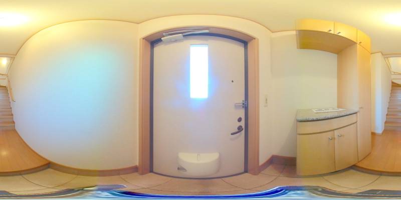 パノラマ画像玄関