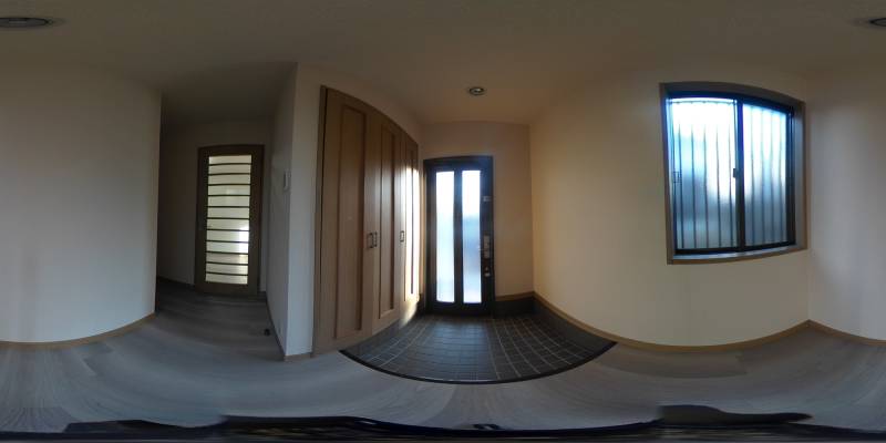 パノラマ画像玄関