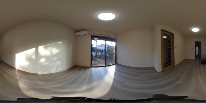 パノラマ画像リビング