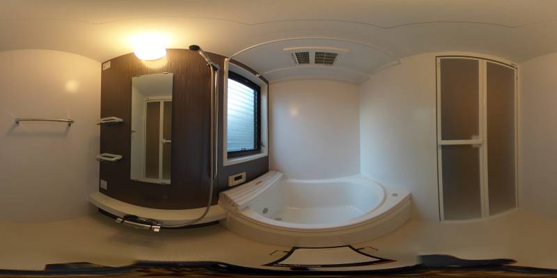 パノラマ画像バスルーム