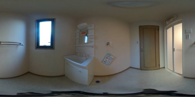 パノラマ画像洗面所