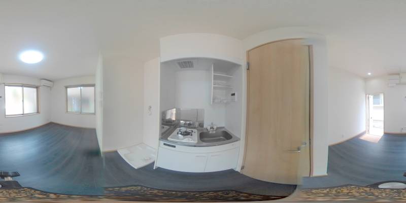 パノラマ画像キッチン