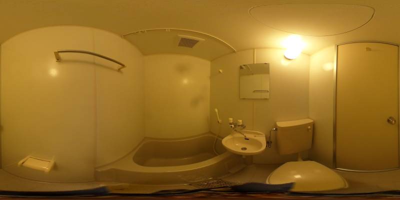 パノラマ画像バスルーム