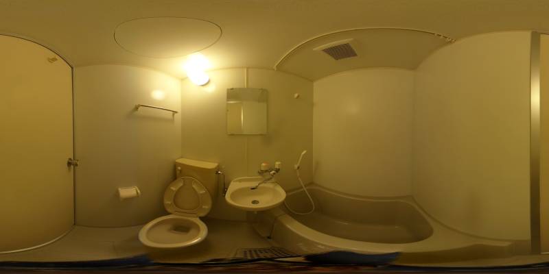 パノラマ画像バスルーム