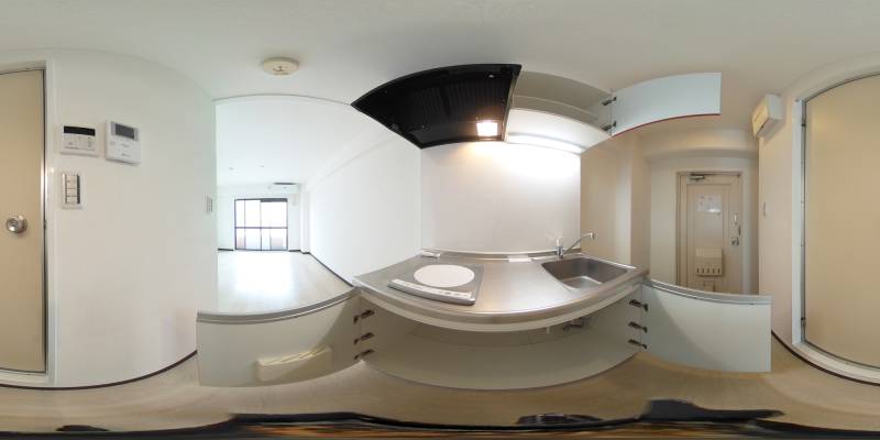 パノラマ画像キッチン