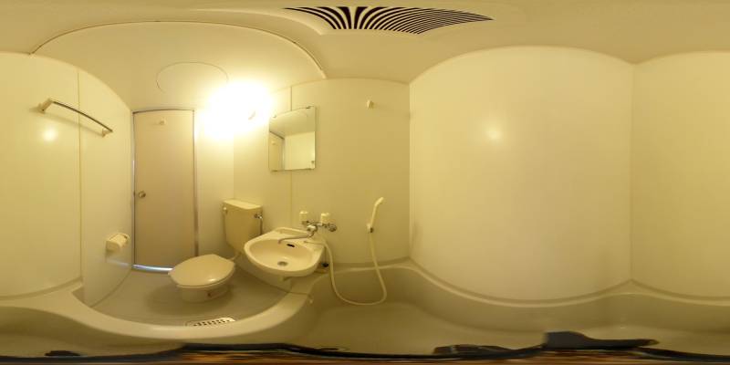 パノラマ画像バスルーム