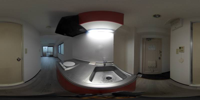 パノラマ画像キッチン