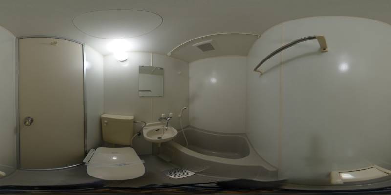 パノラマ画像バスルーム