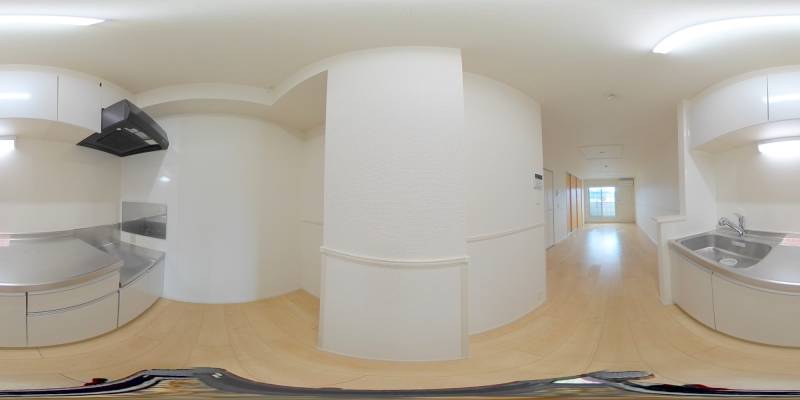 パノラマ画像キッチン