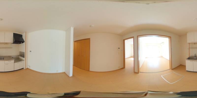 パノラマ画像キッチン