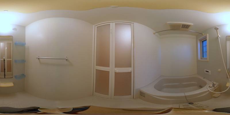 パノラマ画像バスルーム