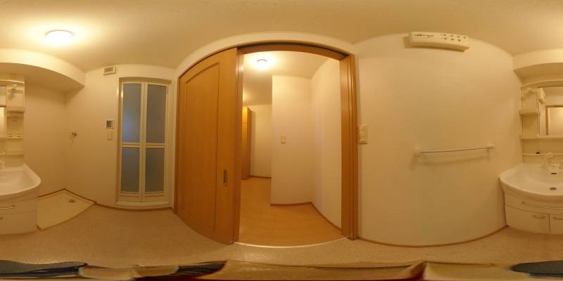 パノラマ画像洗面所