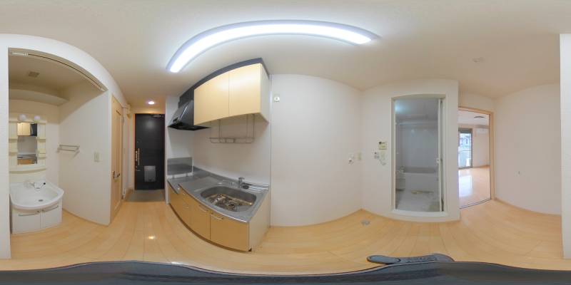 パノラマ画像キッチン