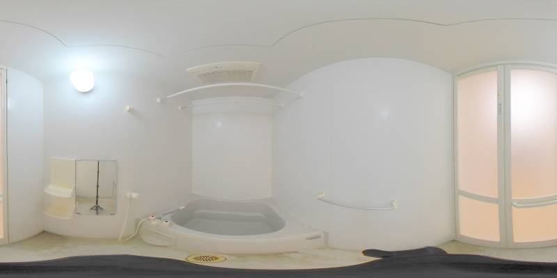 パノラマ画像バスルーム