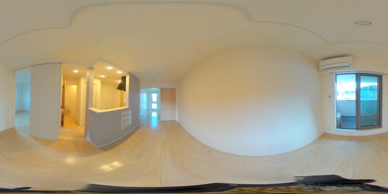 パノラマ画像リビング