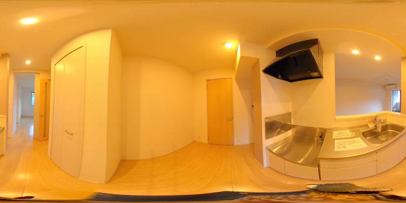 パノラマ画像キッチン