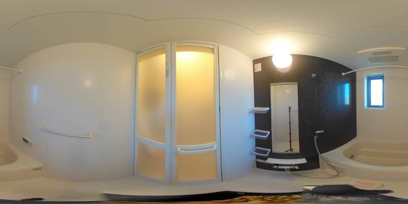 パノラマ画像バスルーム