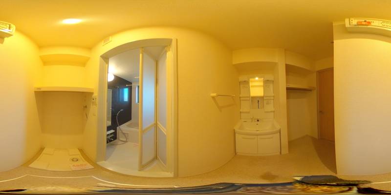 パノラマ画像洗面所