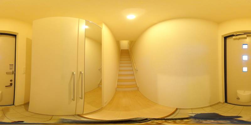 パノラマ画像玄関