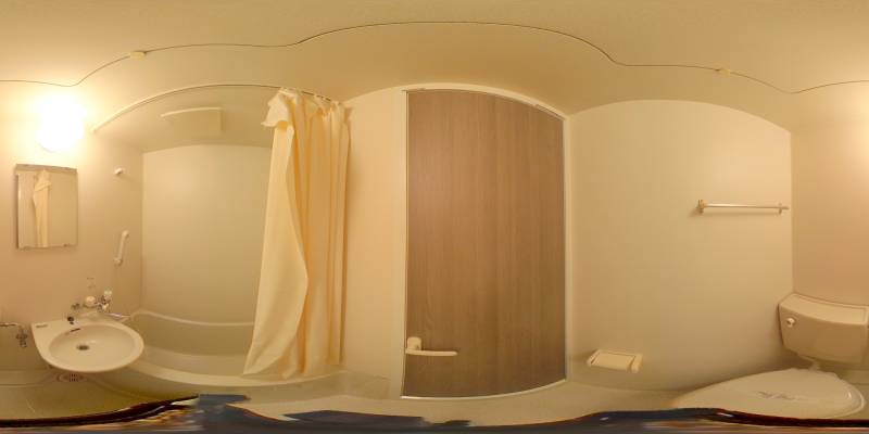 パノラマ画像バスルーム