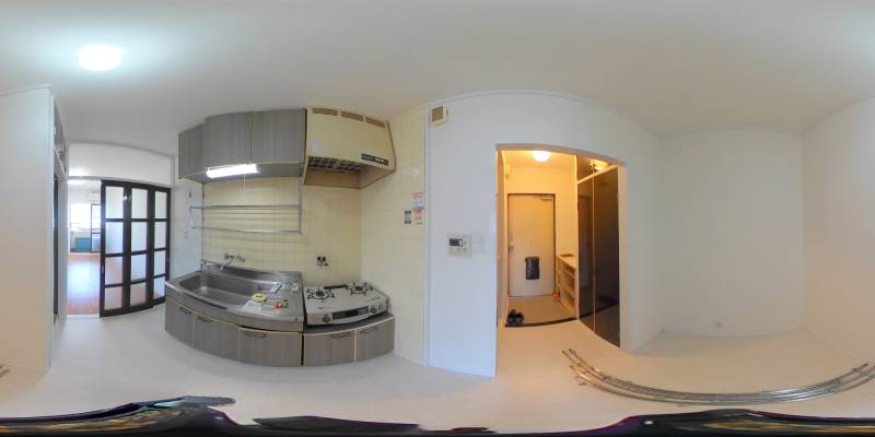 パノラマ画像キッチン