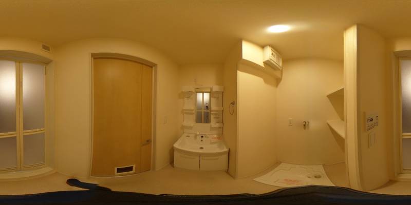 パノラマ画像洗面所