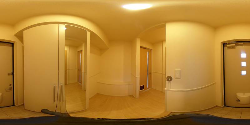 パノラマ画像玄関