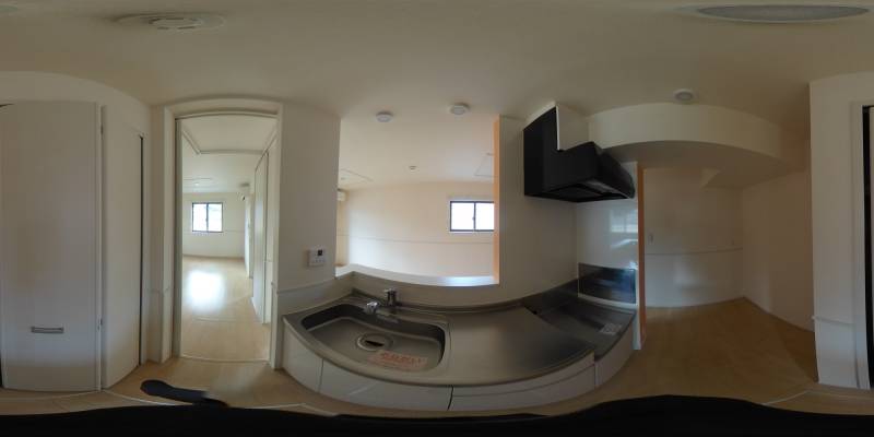 パノラマ画像キッチン