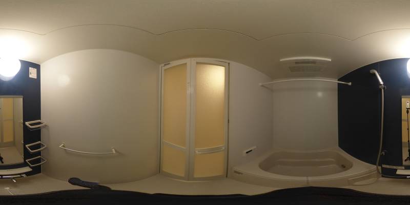 パノラマ画像バスルーム