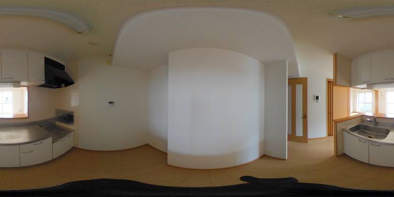 パノラマ画像キッチン