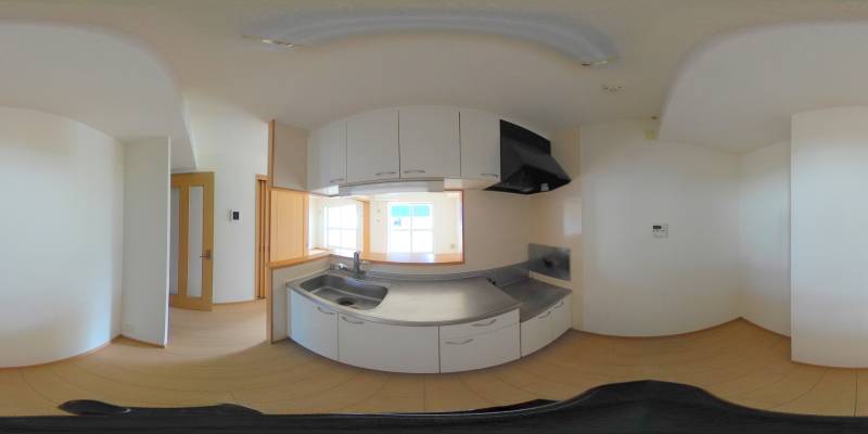 パノラマ画像キッチン