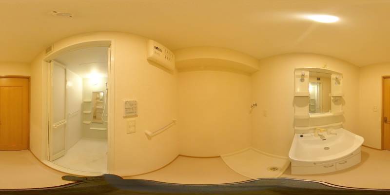 パノラマ画像洗面所