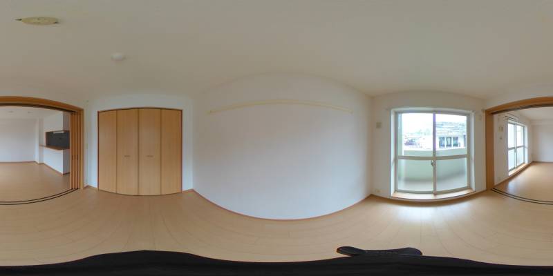 パノラマ画像洋室