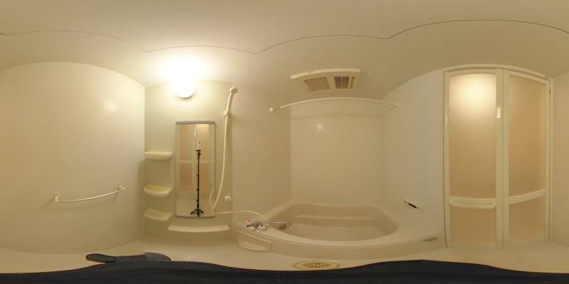 パノラマ画像バスルーム