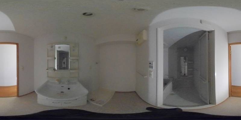 パノラマ画像洗面所