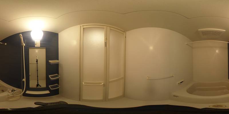 パノラマ画像バスルーム