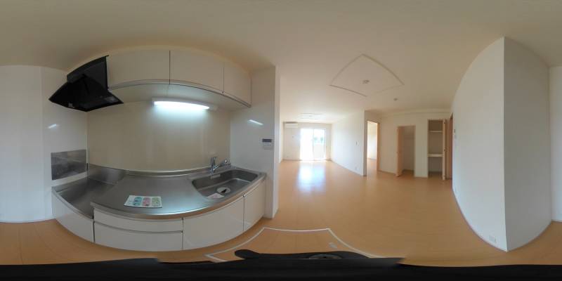 パノラマ画像キッチン