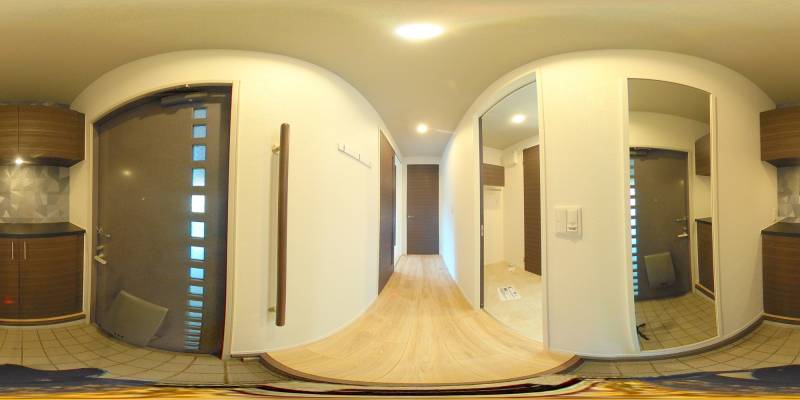 パノラマ画像玄関