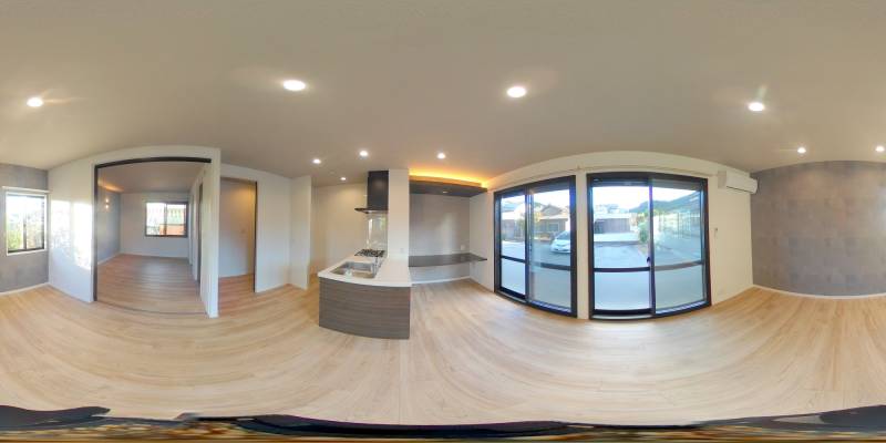 パノラマ画像リビング