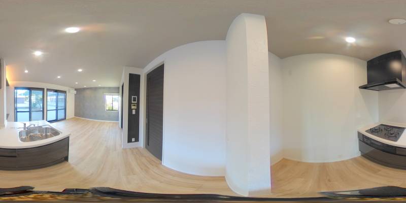 パノラマ画像キッチン